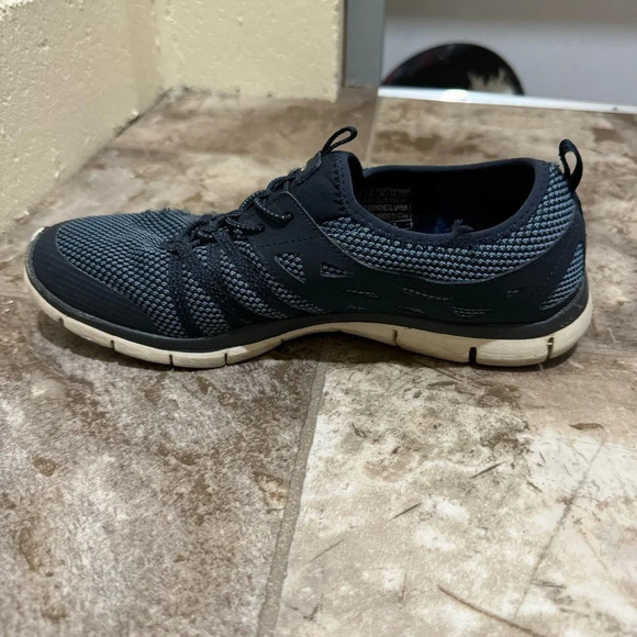Skechers Shoes Woman Casual Foam What A Sight Sneakers Blue Round Toe Low Size 9 - Picture 4 of 13